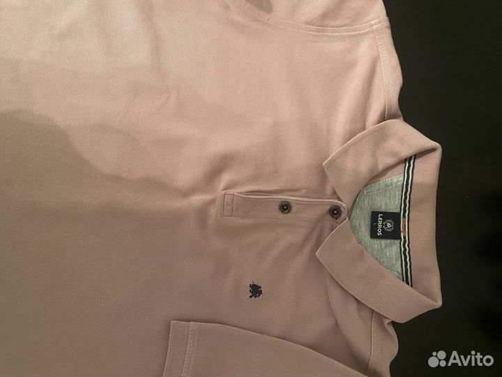 Поло мужское с коротким рукавом. Размер 50 (L)