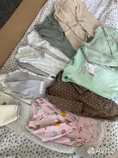Вещи пакетом на девочку от 0 до 6 месяцев