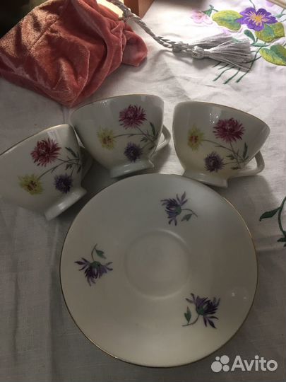 Винтажная сахарница, чайничек