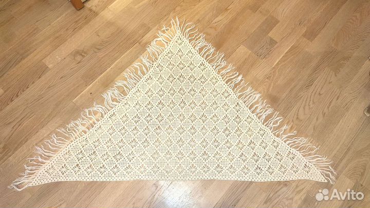 Платок шерсть ручная работа