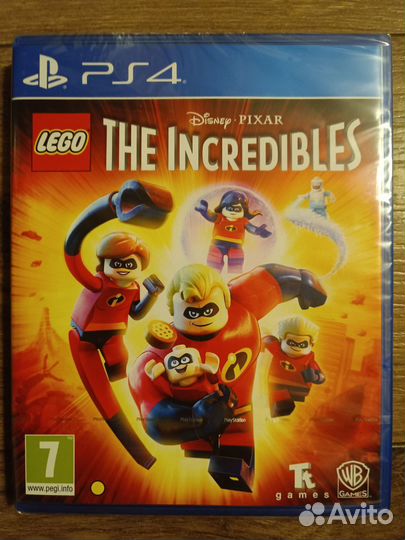 Lego Суперсемейка ps4 (новый, в пленке)