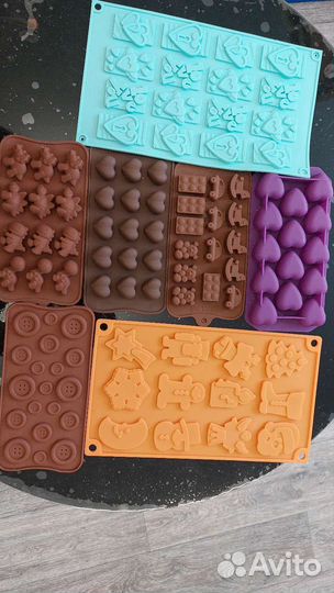 Силиконовые формы для шоколада