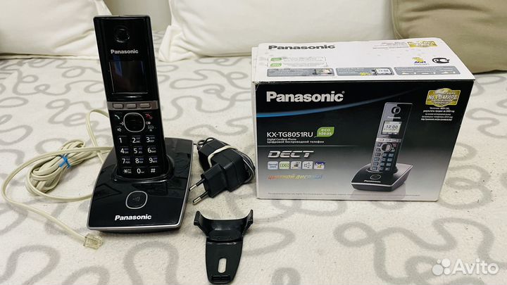 Радиотелефон Panasonic KX-TG8051 черный