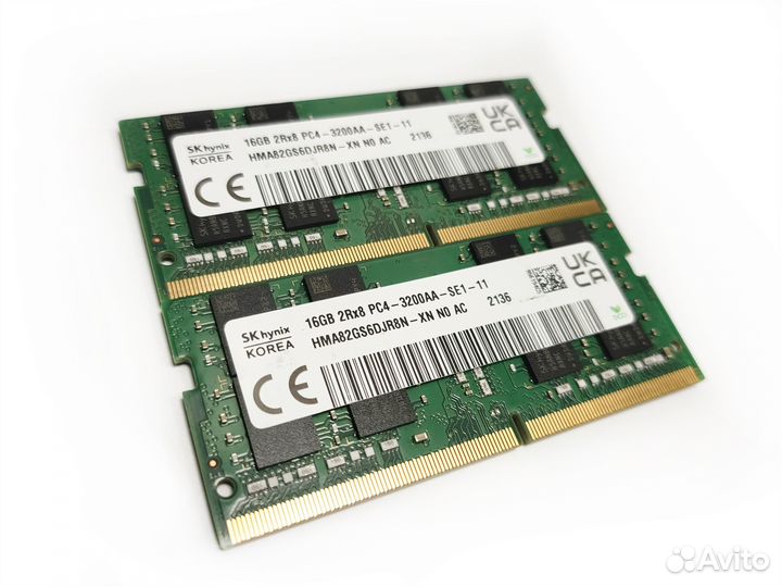 DDR4 8/16Gb Sodimm, память для ноутбука + Гарантия