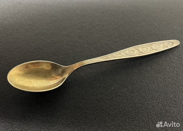 Чайная ложка мельхиор мнц