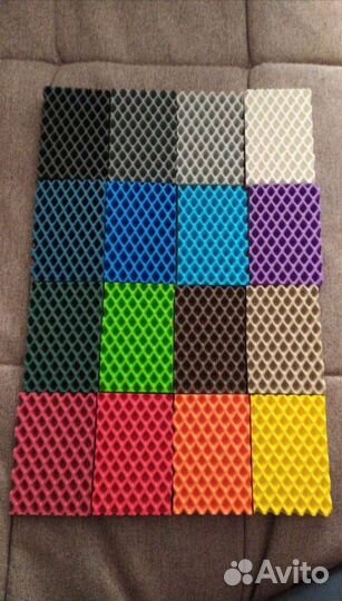 Автоковрики ева, эва с бортиками