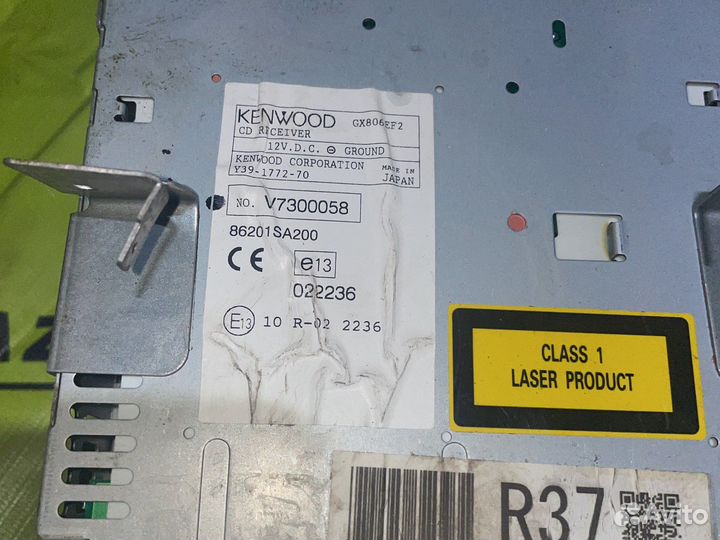 Магнитола kenwood subaru forester sg5