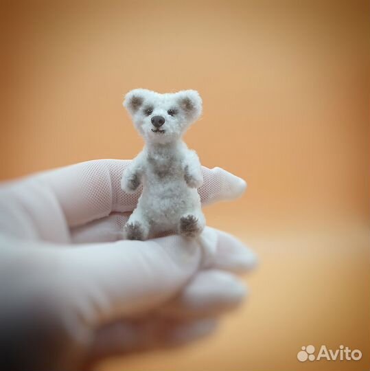 Мишка для куклы, миниатюра