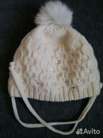 Шапка на весну-осень 48 р, почти новая