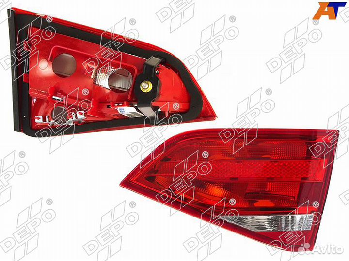 Фонарь в крышку багажника audi A4 08-11 RH 4D