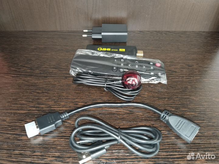 SMART TV stick приставка прошитая + Аэромышь