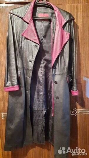 Кожаный плащ женский натуральная кожа