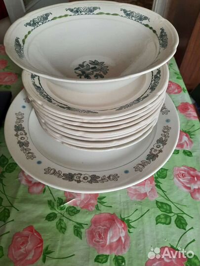 Сервиз столовый остатки