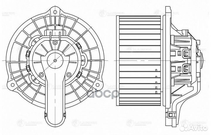 Вентилятор отоп. Sportage iiiix35ceed (12) LFH