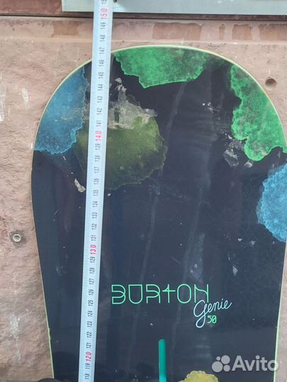 Сноуборд с креплениями,ботинки Burton