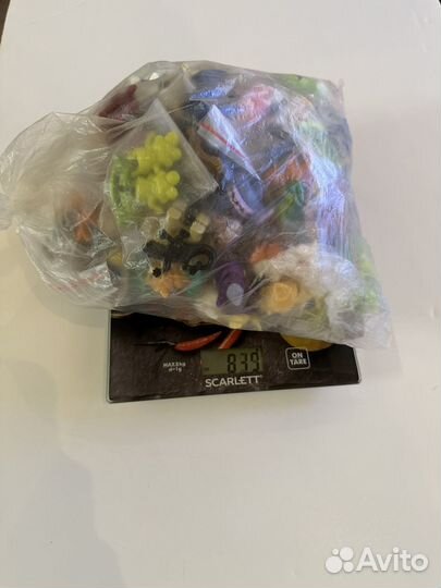 Игрушки из Киндера пакетом животные 800 г