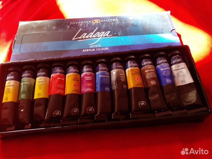 Акриловые краски Ladoga Невская палитра СПб
