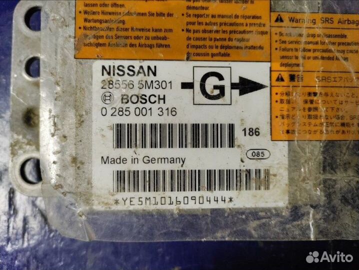 Блок управления SRS Nissan Almera N16 QG15