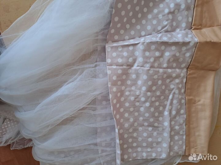 Бортики в кроватку и балдахин