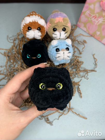 Игрушка хомячок, кот