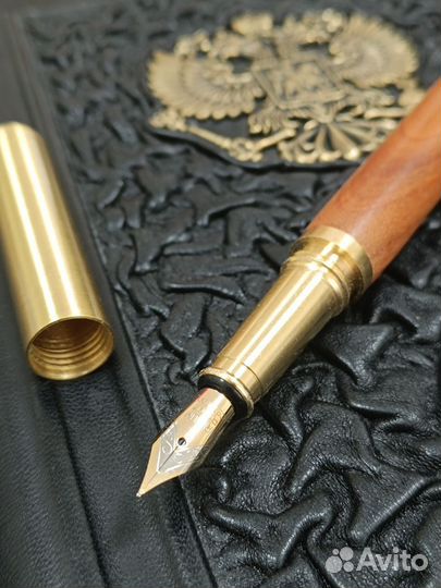 Перьевая ручка Латунь + Сандал