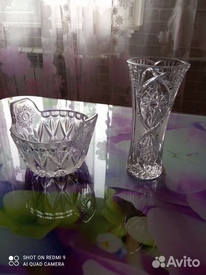 Ваза хрустальная СССР