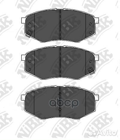 Колодки тормозные KIA soul 14/hyndai i20 10/S