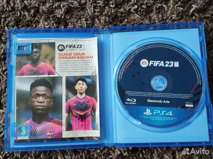 Диски на ps4 fifa 23