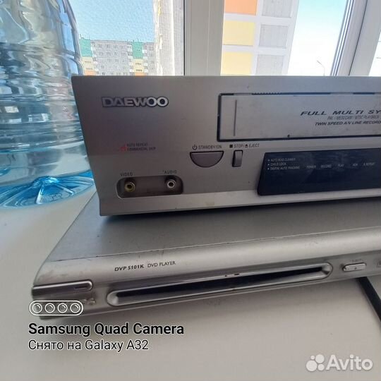 Плееры DVD pnilips и кассетный Daewoo Цена за оба