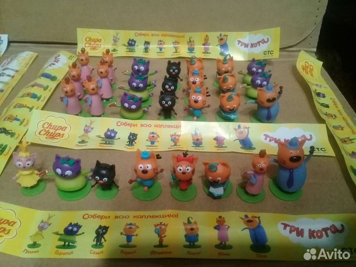 Фигурки - Три кота, Фиксики, Тролли