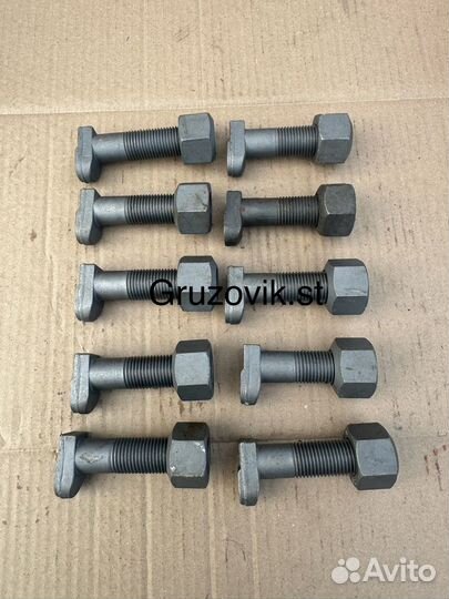 Болт колеса с гайкой (сапожок) маз (к-т 10.шт.)