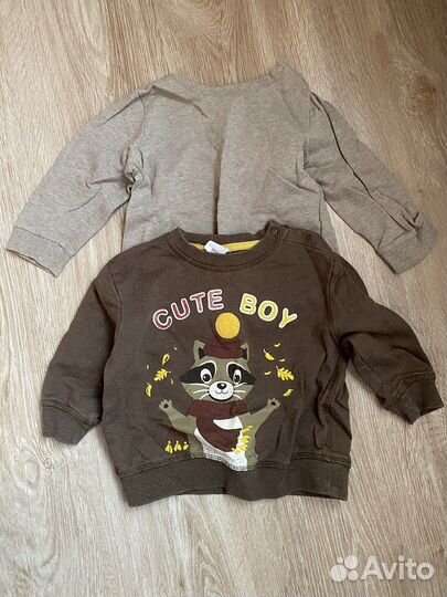 Два пакета вещей 80 на мальчика