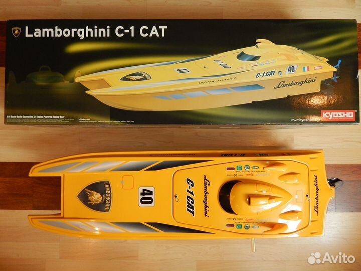 1:14 Lamborghini. Гоночная лодка с. двс от. Kyosho