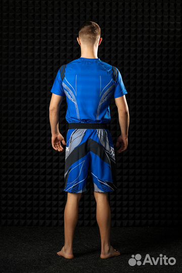 Комплект(футболка и шорты) Venum синий