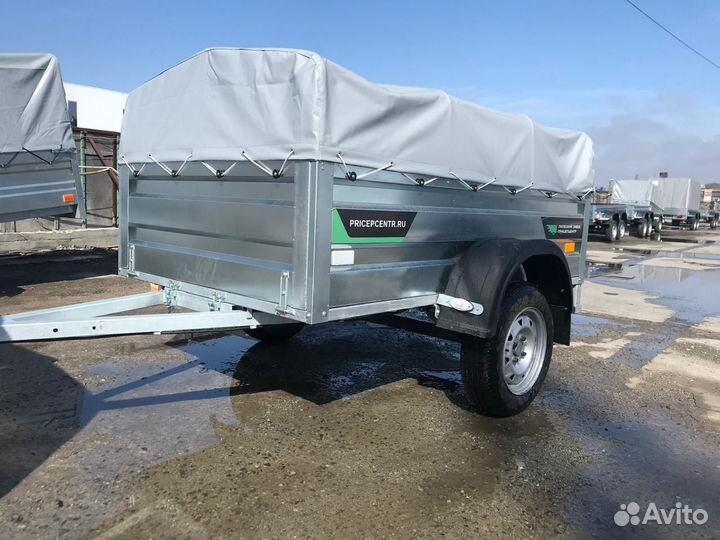 Прицеп легковой оцинкованный самосвал 2х1.3х0.5