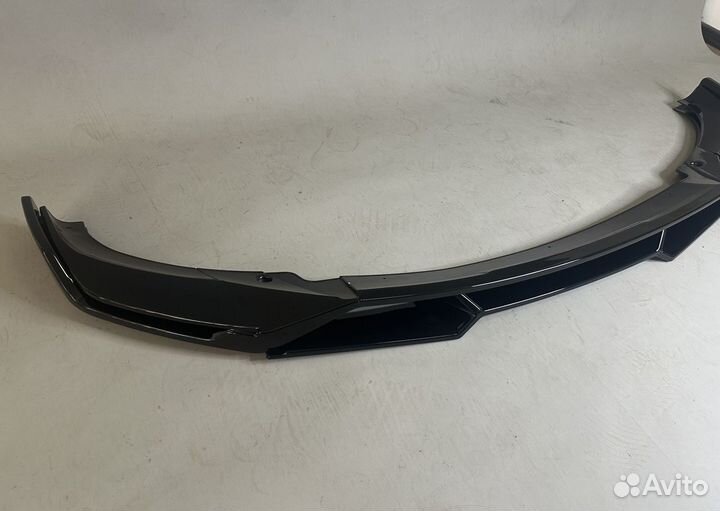 Сплиттер перед черный LCI рест BMW G01 X3 G02 X4