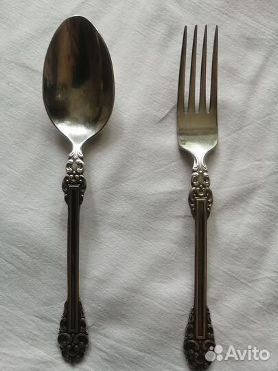 Мельхиоровые ложки и вилки