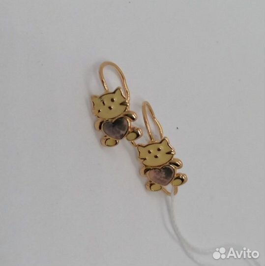 Золотые серьги
