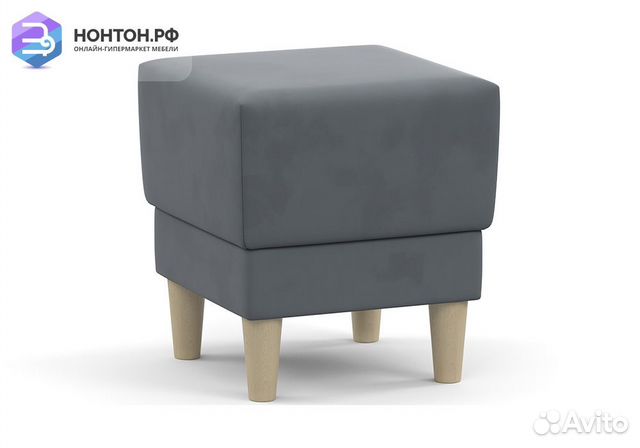 Пуф Айрин серый