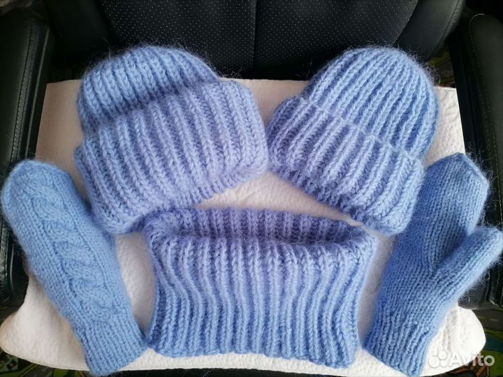Зимние вязаные вещи