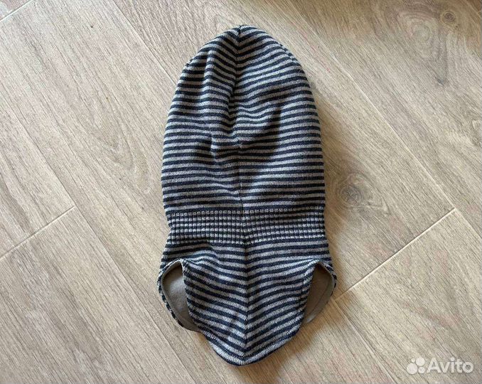 Демисезонная шапка шлем на 1-2 года