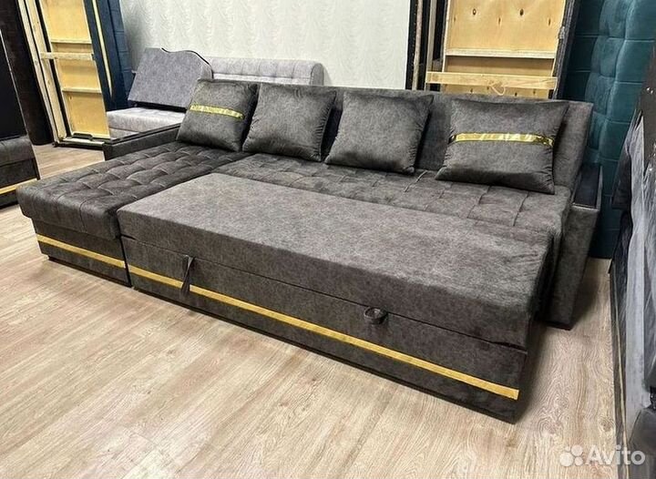 Угловой диван раскладной на заказ