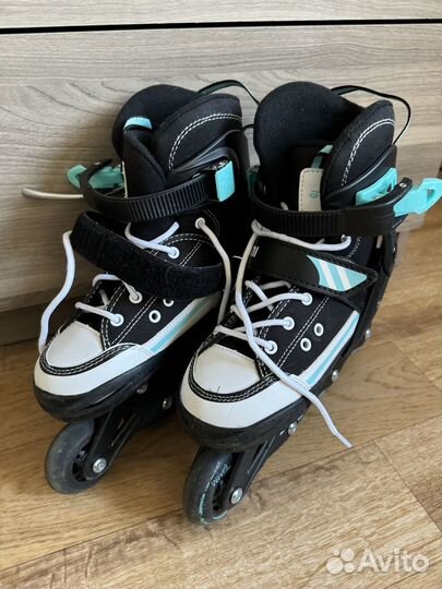 Роликовые коньки Atemi ajis-1602, чёрные, Abec7, Р