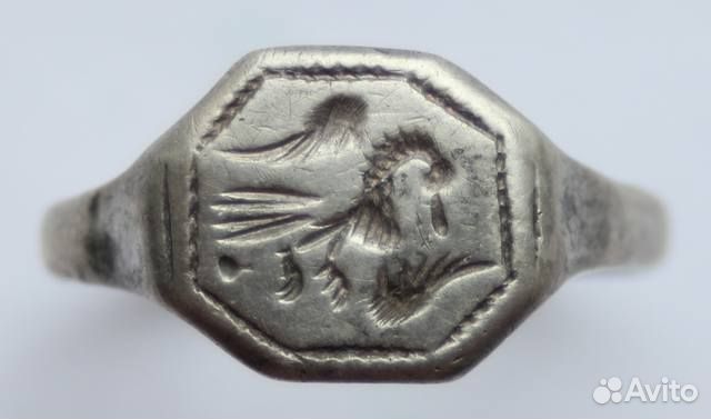 Перстень-печать 16-17 вв. Серебро