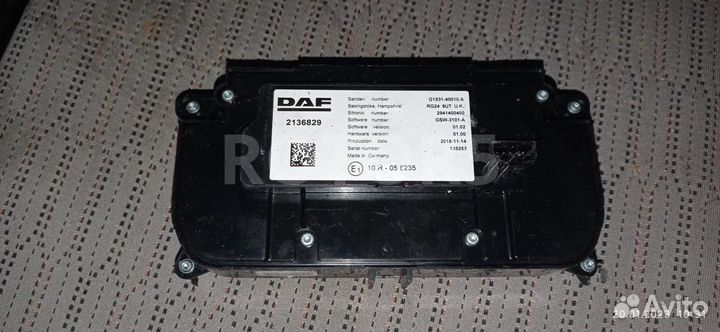 Блок управления печки/климат-контроля DAF XF 106