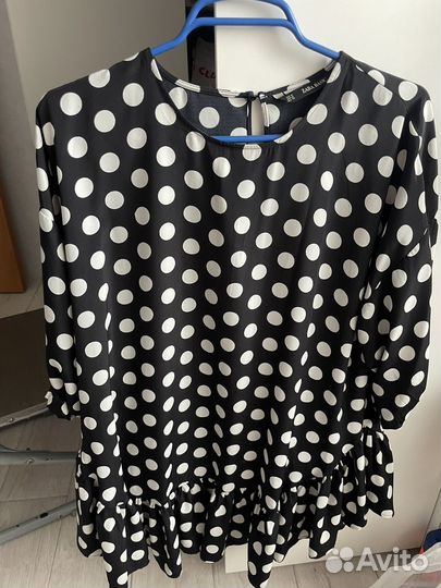 Платье рубашка zara