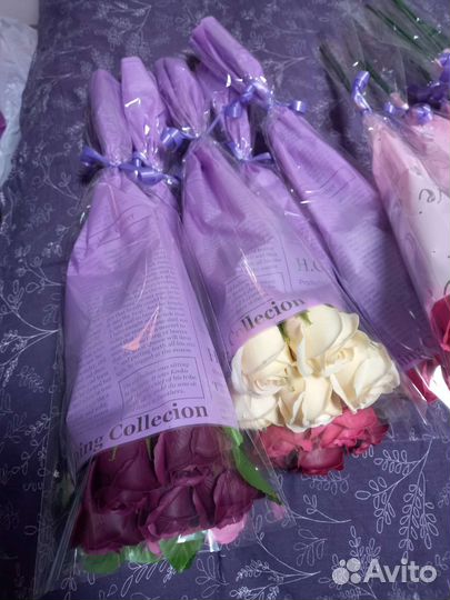 Мыльные розы букеты в наличии и под заказ