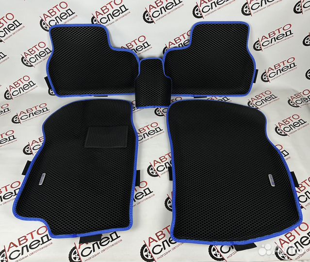 Коврики Eva Эва 3D с бортами LADA Kalina