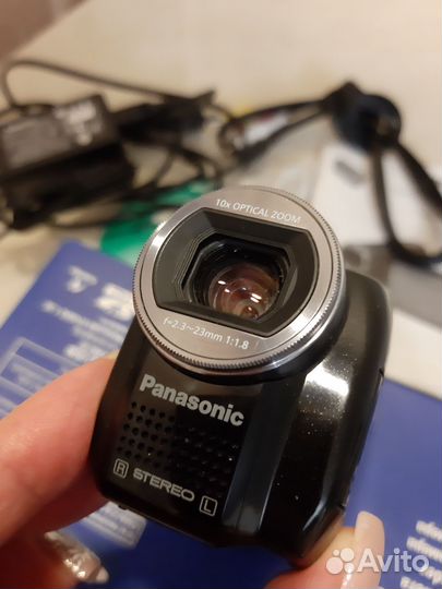 Видеокамера panasonic sdr-s7 полн комплект+чехол