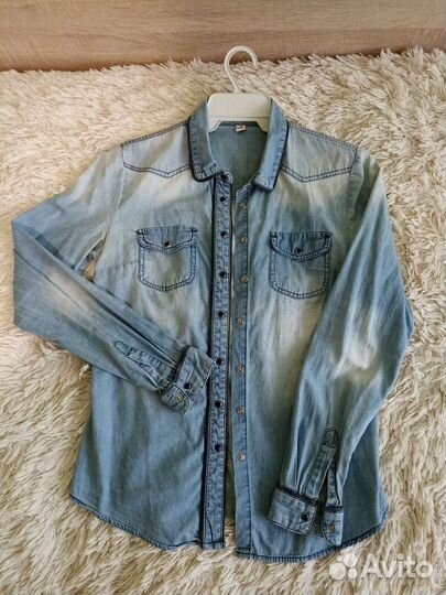 Джинсовая рубашка